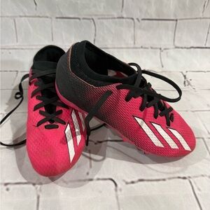 Adidas Kids Pink and Black Sneakers